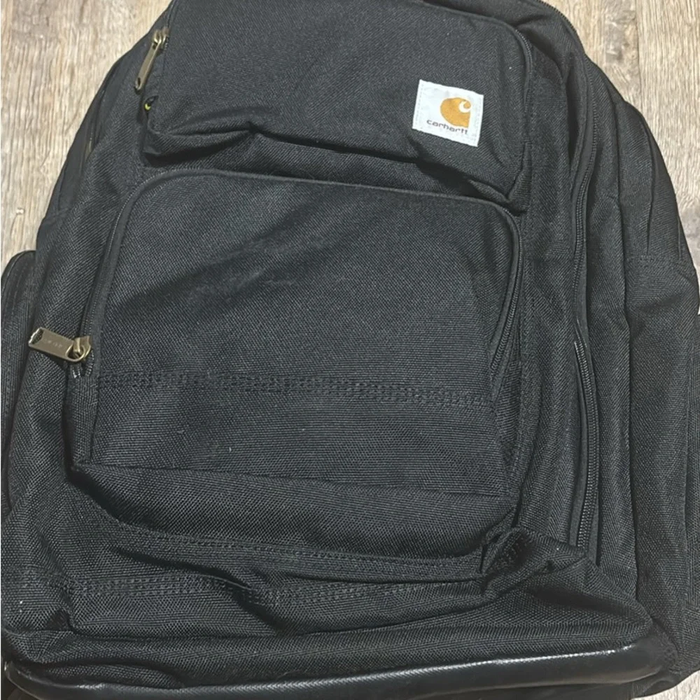 Carhartt Black Utility Backpack with Front Organizer Pockets